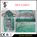100% polyester scarf viscose voile lightweight zebra printed scarves